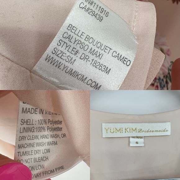 BHLDN Yumi Kim Calypso Wrap Maxi Dress in Cameo Bella Bouquet Size S - Picture 15 of 16